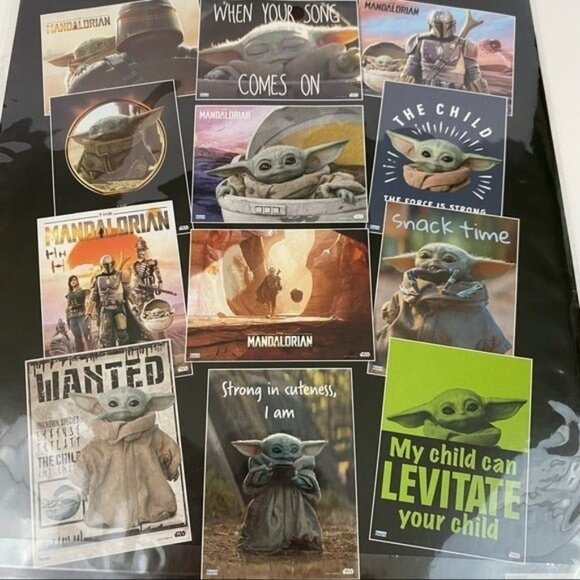 Disney Star Wars The Mandalorian Grogu Poster Book 12 Posters 8.5"x11" New - Picture 4 of 5